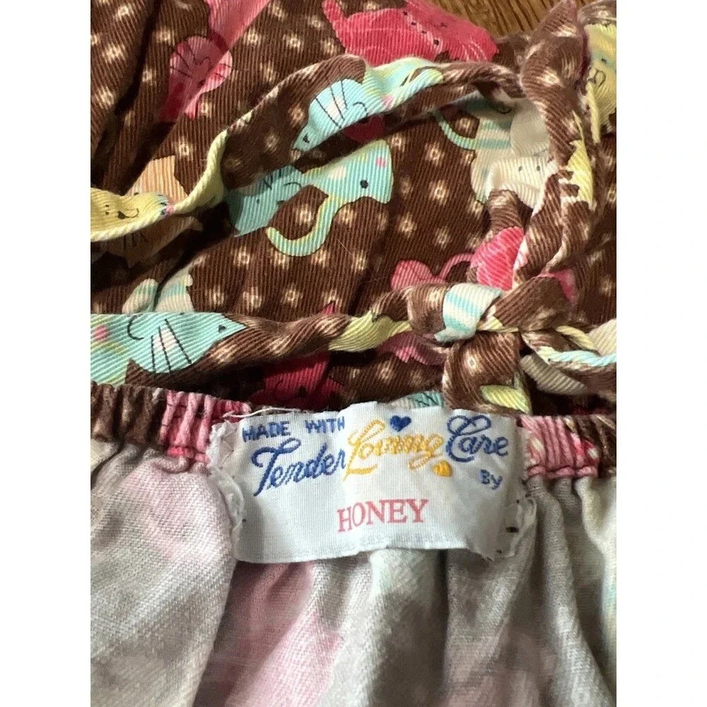 Vintage Honey Brand Animal Print Multicolor Vibrant Timeless Dress One Size Girl
